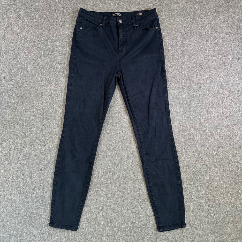 Buffalo David Bitton Hanna High Rise Skinny Jeans Navy Blue Stretch Womens 4